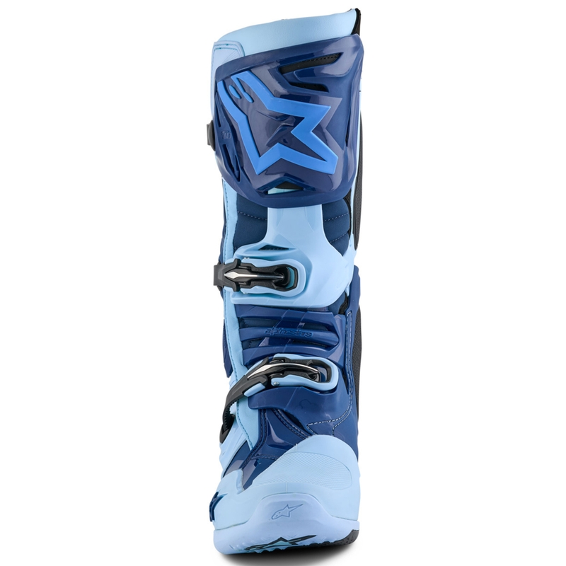 Мотоциклетни ботуши Alpinestars Tech 10 Limited Edition Steelers, синьо-светло сини