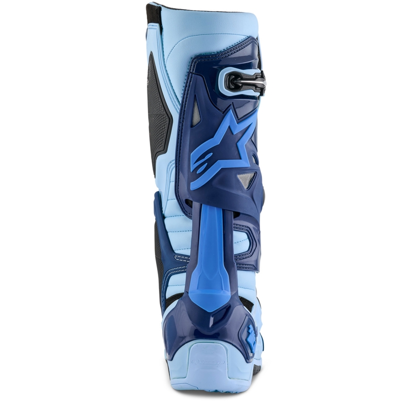 Мотоциклетни ботуши Alpinestars Tech 10 Limited Edition Steelers, синьо-светло сини