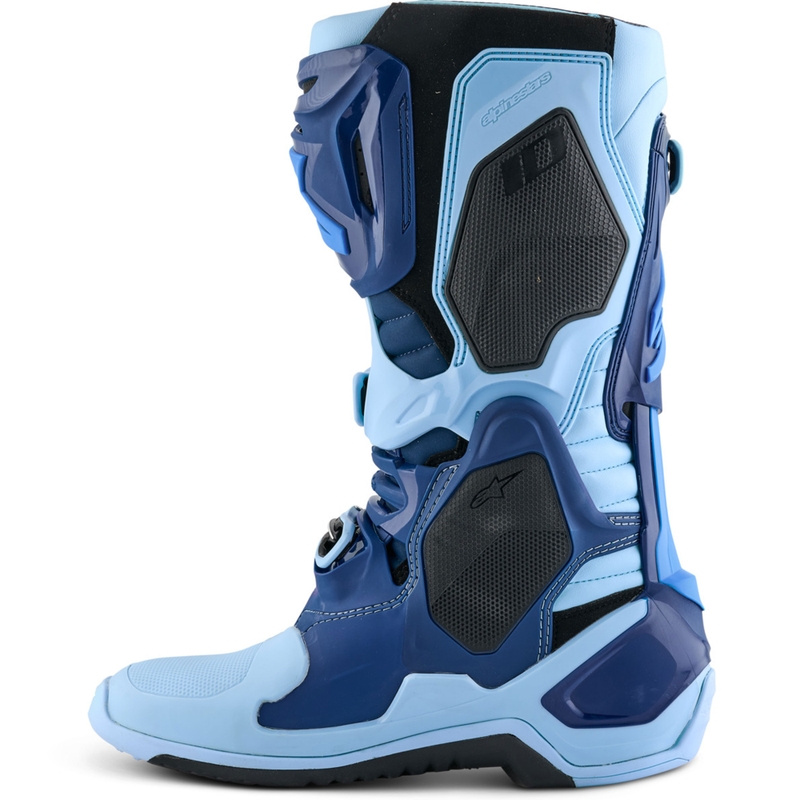 Мотоциклетни ботуши Alpinestars Tech 10 Limited Edition Steelers, синьо-светло сини