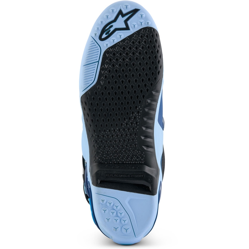 Мотоциклетни ботуши Alpinestars Tech 10 Limited Edition Steelers, синьо-светло сини