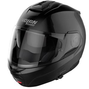 Мото каска Nolan N100-6 Classic N-COM 3 с отваряне, черна