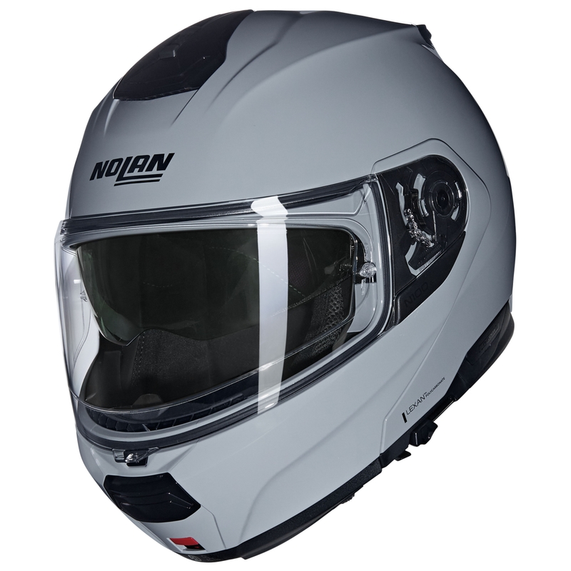 Мото каска с отваряне Nolan N120-1 Classico N-COM 303 сива