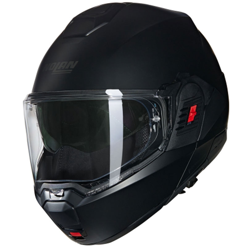 Мото каска с отваряне Nolan N120-1 Classico N-COM 302, матово черна