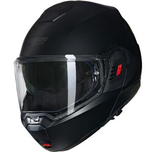 Мото каска Nolan N100-6 Classico N-COM 302 с отваряща се дръжка, матово черно