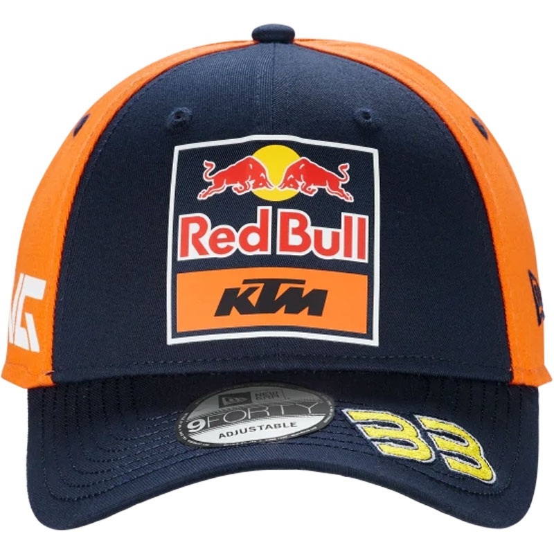 Шапка KTM Red Bull Racing Team - Brad Binder, тъмносиньо-оранжева