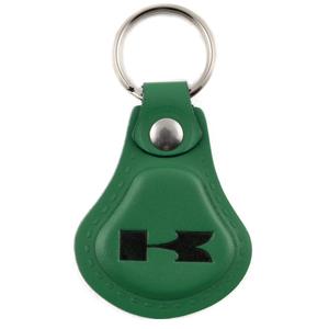Кожен ключодържател Kawasaki в тъмнозелено