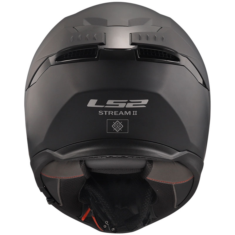 LS2 FF808 Stream II интегрална мотоциклетна каска черна матова