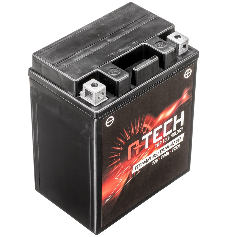 Гел батерия A-TECH 12V, YTX14AHL-BS/YB14L-A2, 14Ah, 175A, без поддръжка