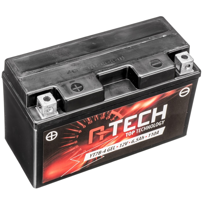 Гел батерия A-TECH 12V, YT7B-4, YT7B-BS, 12V, 6.5Ah, 110A, без поддръжка