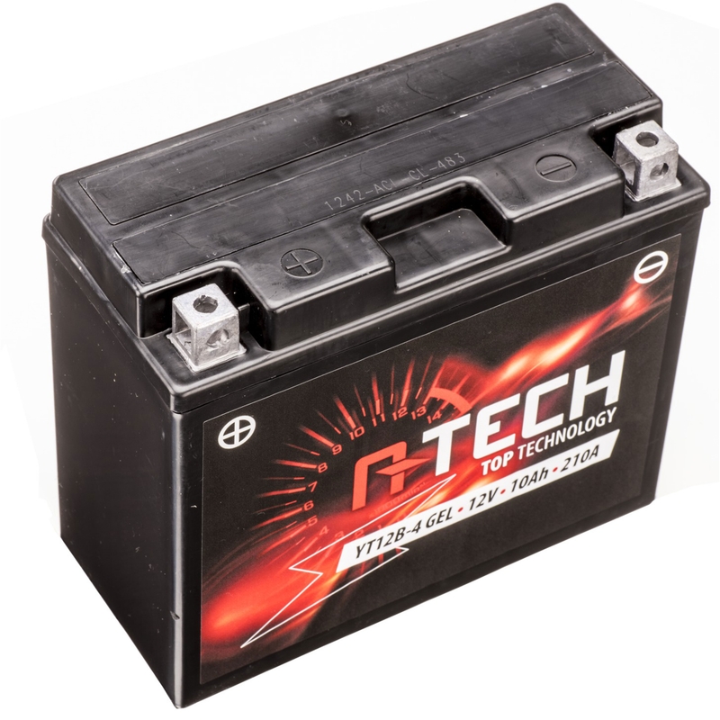 Гел батерия A-TECH 12V, YT12B-4, YT12B-BS, 12V, 10Ah, 210A, без поддръжка