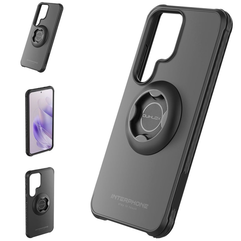Interphone QUIKLOX Tetraforce защитен калъф за Samsung Galaxy S25 Ultra, черен