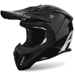 Каска за мотокрос Airoh Aviator ACE 2 Carbon, черна, гланцирана