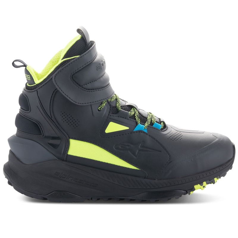 Мотоциклетни ботуши Alpinestars Speedstreet черно-лаймово-синьо