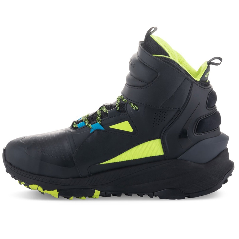 Мотоциклетни ботуши Alpinestars Speedstreet черно-лаймово-синьо