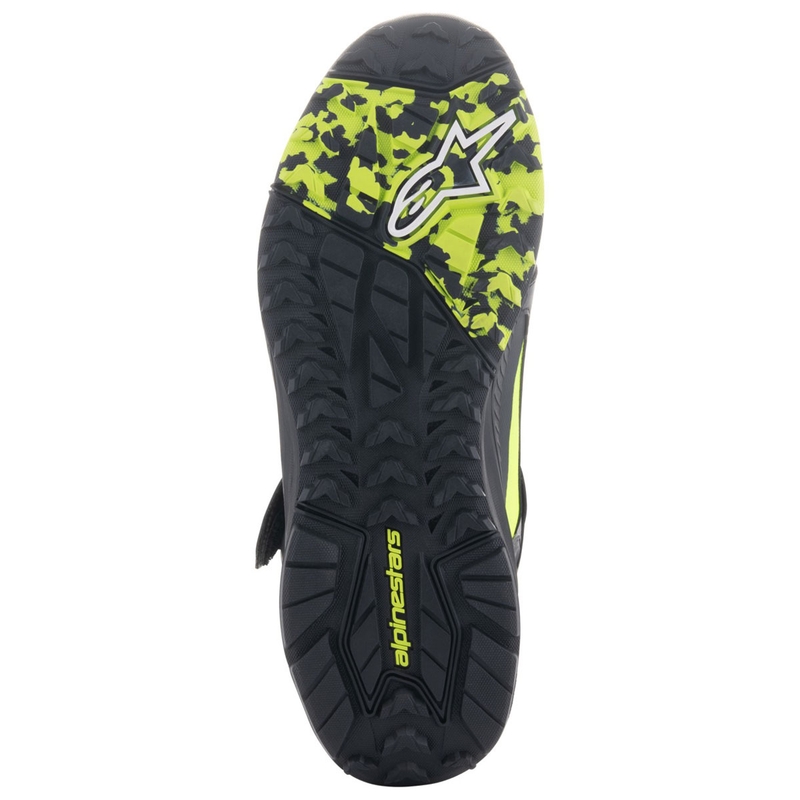 Мотоциклетни ботуши Alpinestars Speedstreet черно-лаймово-синьо