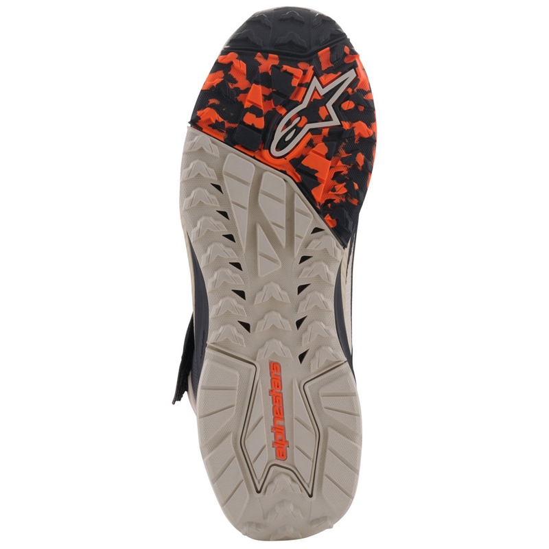 Мотоциклетни ботуши Alpinestars Speedstreet черно-бадемово-оранжево