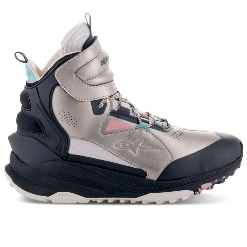 Мотоциклетни ботуши Alpinestars Speedstreet, бежово-коралово-черно-синьо