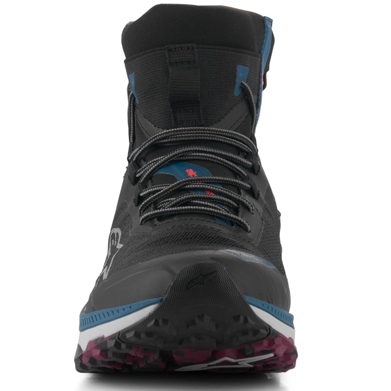 Мотоциклетни ботуши Alpinestars Speedforce XR черно-синьо-зелено-сиви