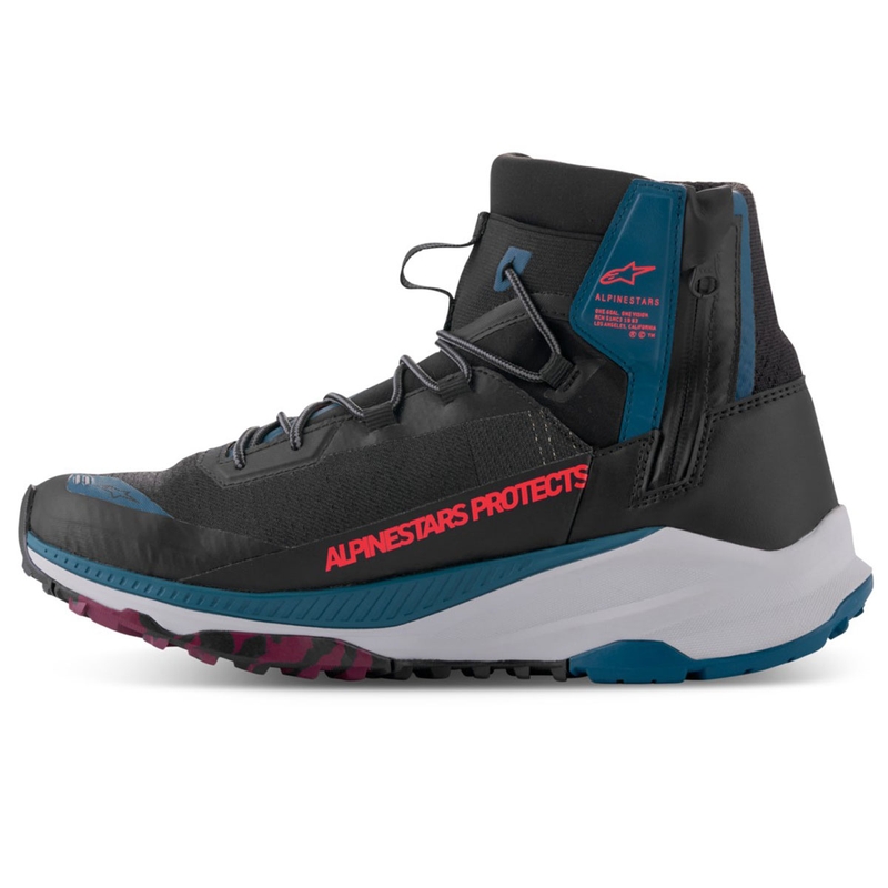 Мотоциклетни ботуши Alpinestars Speedforce XR черно-синьо-зелено-сиви