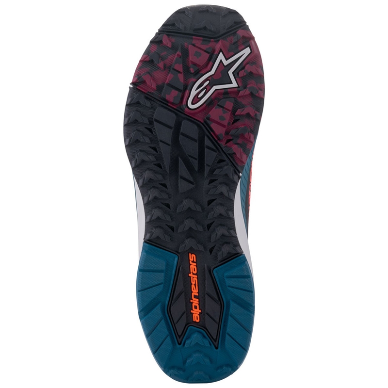 Мотоциклетни ботуши Alpinestars Speedforce XR черно-синьо-зелено-сиви