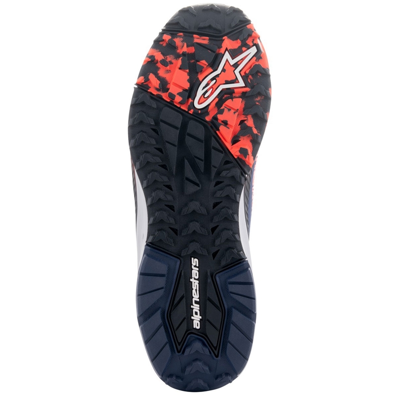 Мотоциклетни ботуши Alpinestars Speedforce XR синьо-черно-флуоресцентно червено-сиви