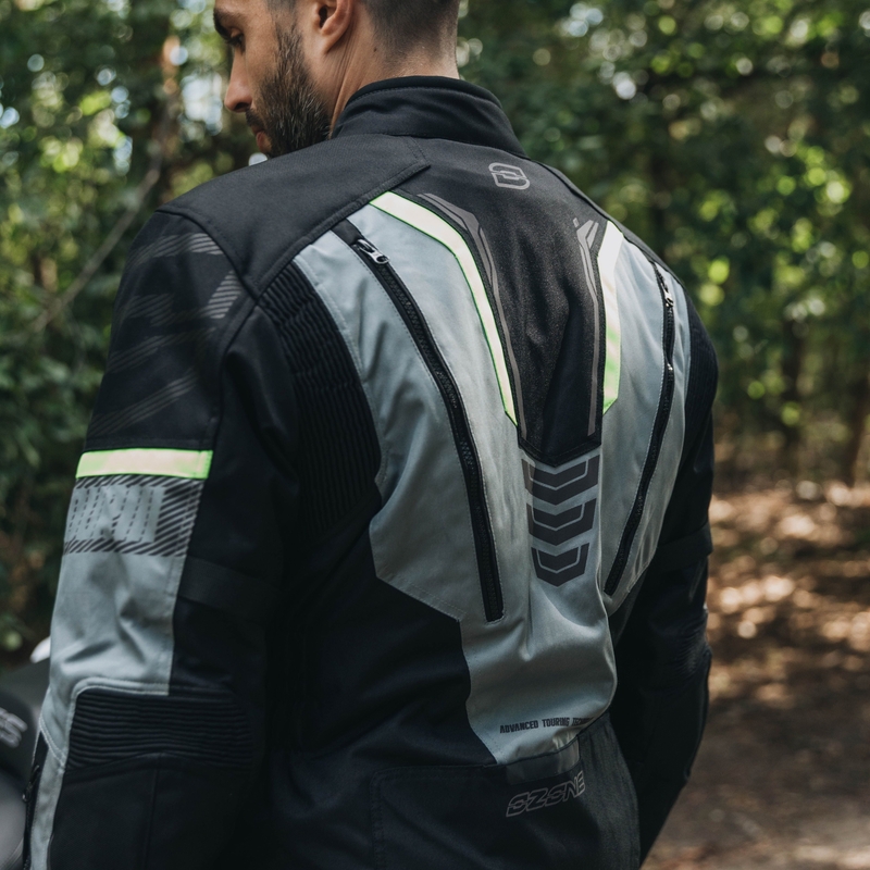Мотоциклетно яке Ozone Tour III black-grey-fluo yellow