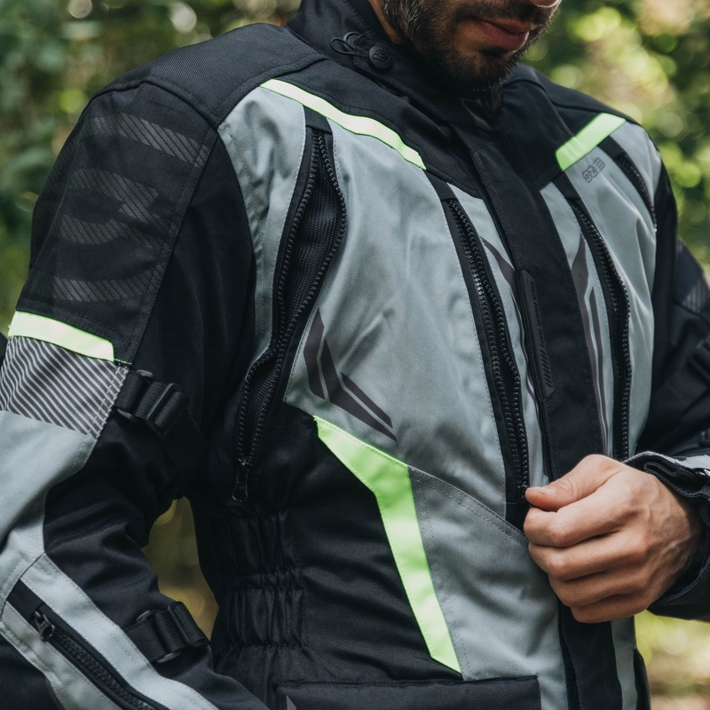 Мотоциклетно яке Ozone Tour III black-grey-fluo yellow