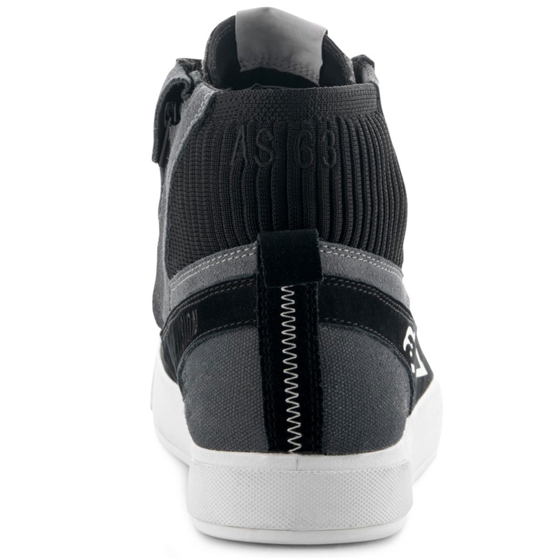 Мотоциклетни ботуши Alpinestars Stated черно-сиво-бели