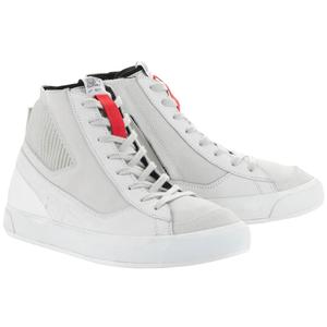 Мотоциклетни ботуши Alpinestars Stated в бяло и сиво