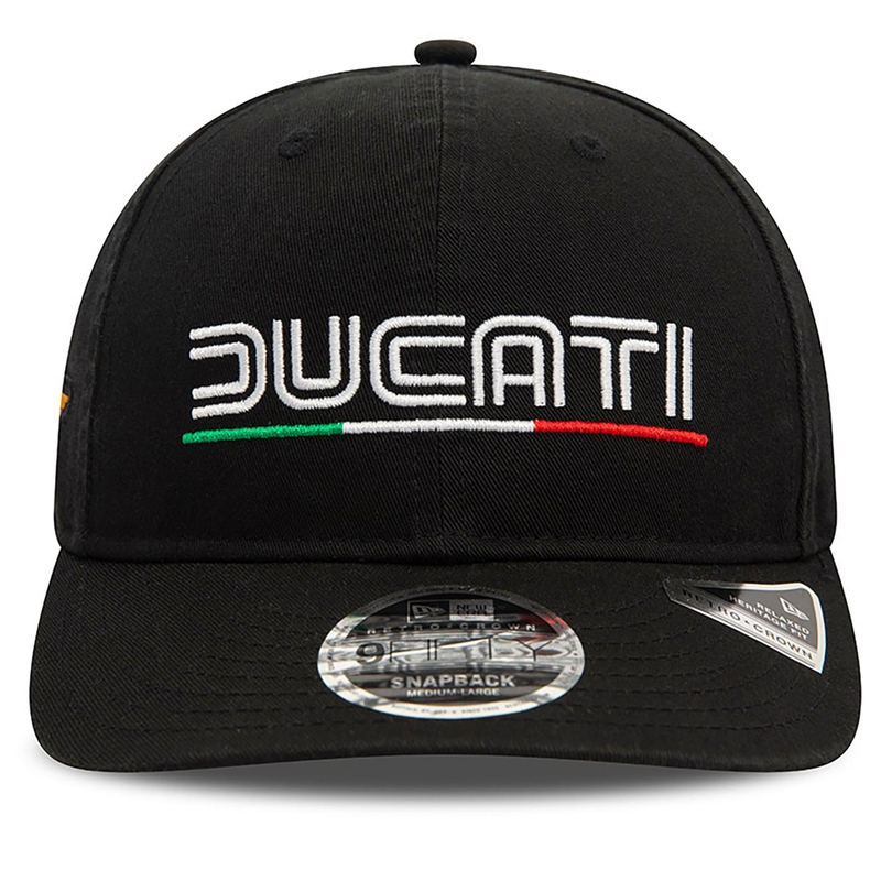 Шапка Ducati Meccanica с винтидж лого, черна разпродажба