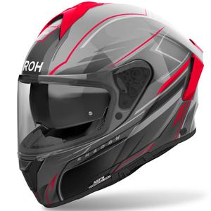 Airoh SPARK 2 Shadow каска за мотоциклет с пълно лице, лъскаво червена