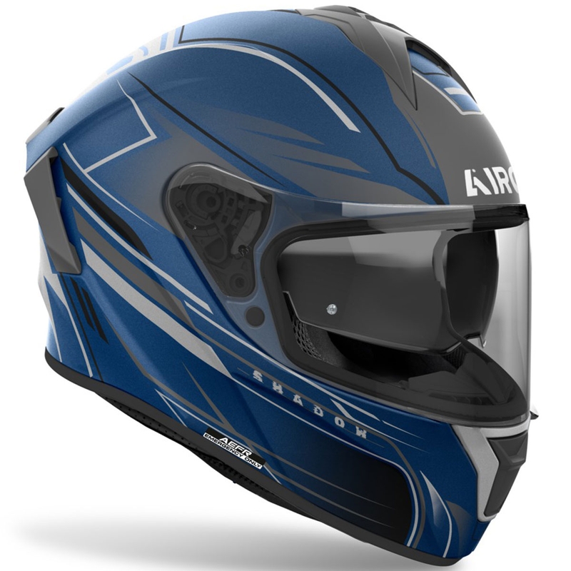 Airoh SPARK 2 Shadow каска за мотоциклет с пълно лице, матово синя