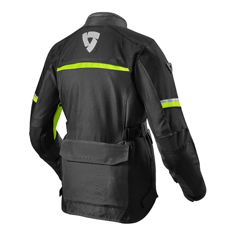 Дамско мотоциклетно яке Revit Outback 3 Black-Fluo Yellow разпродажба