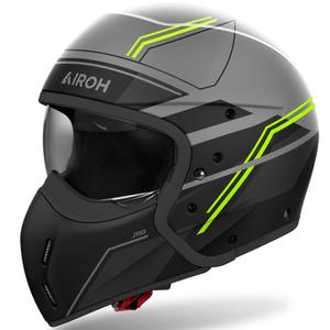 Модулна мотоциклетна каска Airoh J110 Slim матово жълта