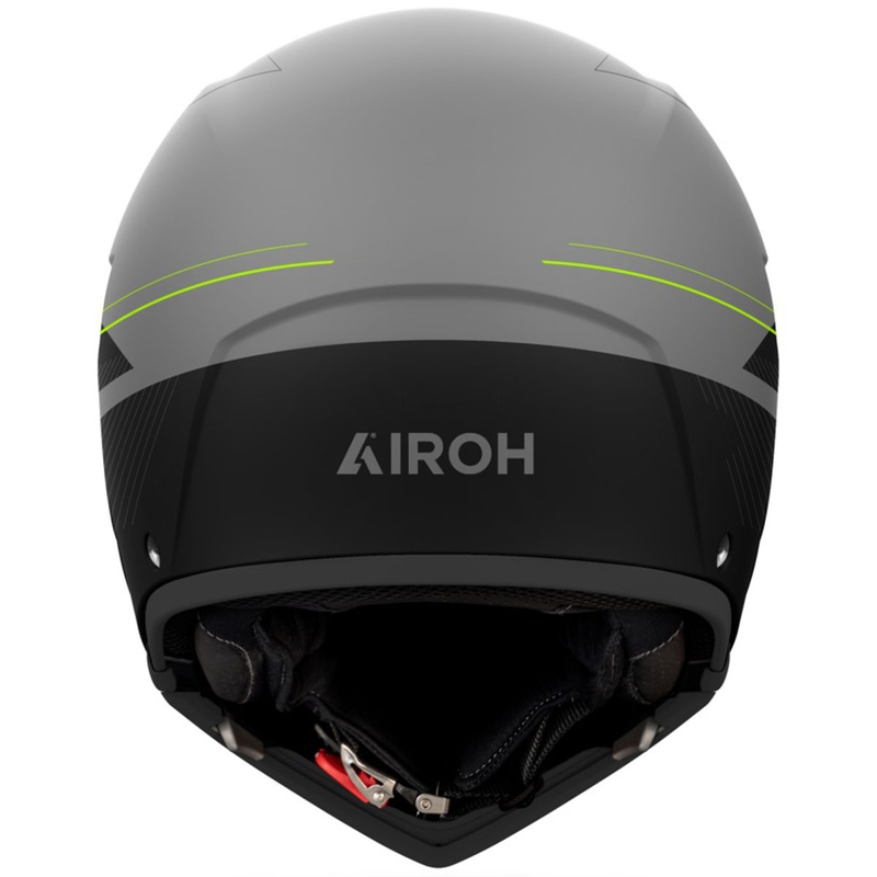 Модулна мотоциклетна каска Airoh J110 Slim матово жълта