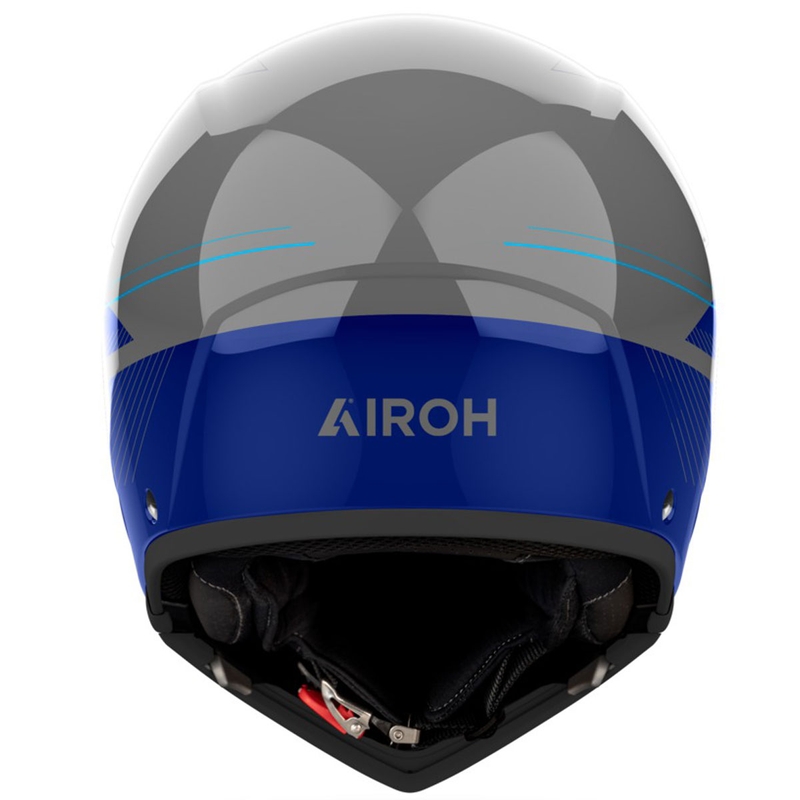 Модулна мотоциклетна каска Airoh J110 Slim, лъскаво синя