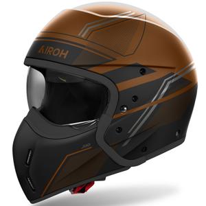 Модулна мотоциклетна каска Airoh J110 Slim лъскав бронз