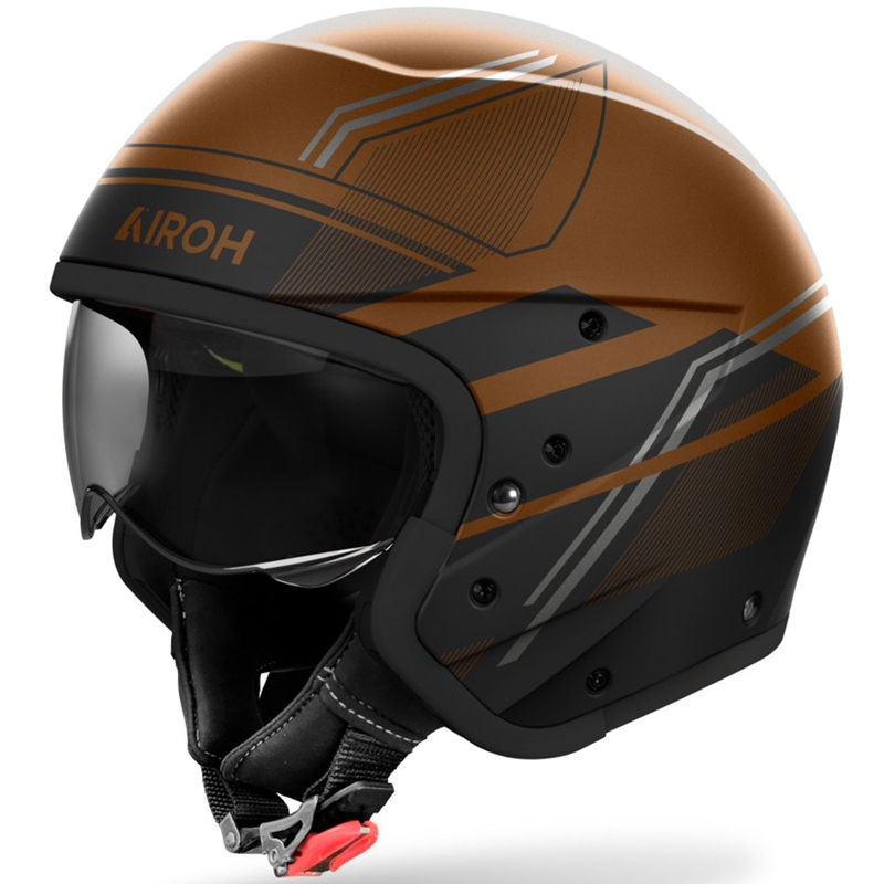 Модулна мотоциклетна каска Airoh J110 Slim лъскав бронз
