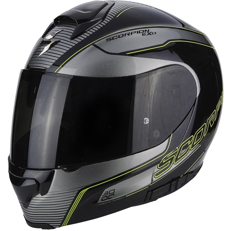 Moto přilba výklopná Scorpion EXO-3000 Stroll černo-fluo žlutá - II. jakost