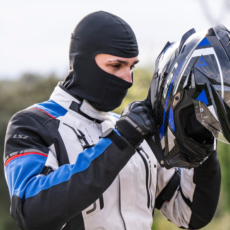 Калъф за каска LS2 Elastic Polyester Baclava, черен