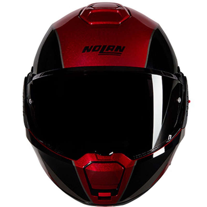 Мото каска Nolan N120-1 Verniciatura Speciale N-COM 344 черно-червена