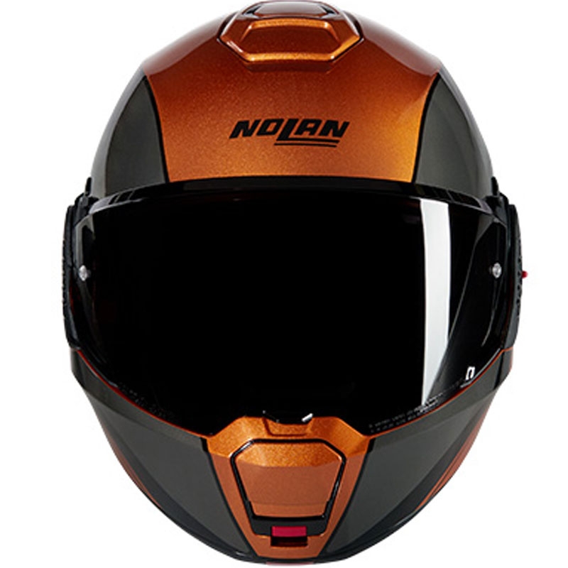 Мото каска Nolan N120-1 Verniciatura Speciale N-COM 342, цвят охра-черно