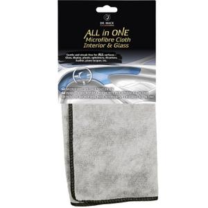 Микрофибърна кърпа за стъкло и интериор Dr. Wack All in One Microfibre кърпа, сива