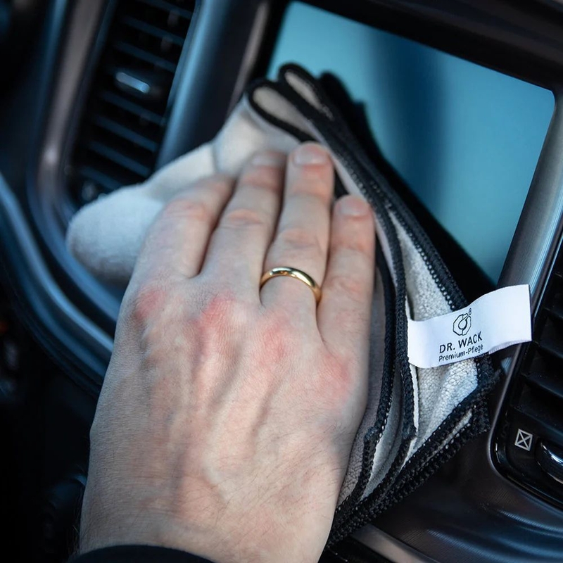 Микрофибърна кърпа за стъкло и интериор Dr. Wack All in One Microfibre кърпа, сива