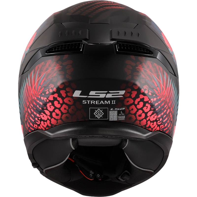 LS2 FF808 Stream II Jungle Black-Pink-Blue Интегрална мотоциклетна каска