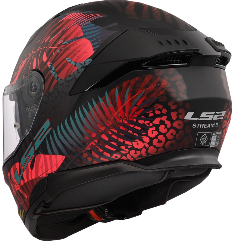 LS2 FF808 Stream II Jungle Black-Pink-Blue Интегрална мотоциклетна каска