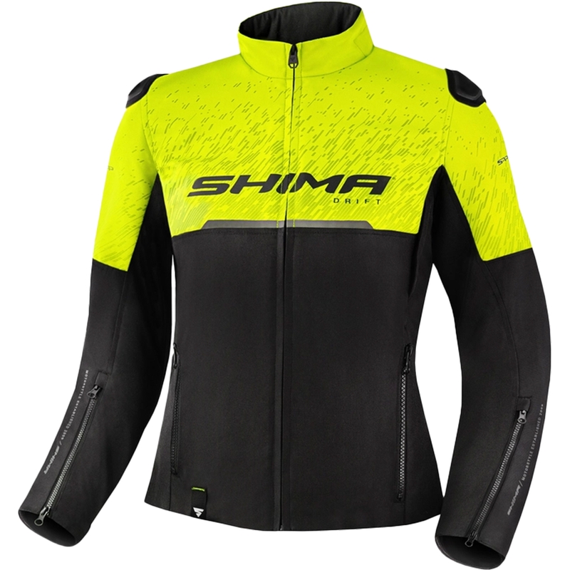Дамско мотоциклетно яке Shima Drift black-fluo yellow
