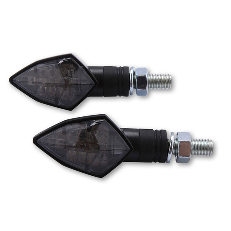 Highsider Smart Rock LED мигачи за мотоциклет, черни