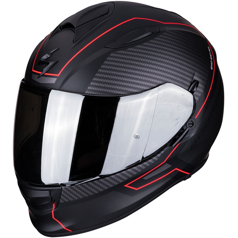 Integrální přilba Scorpion EXO-510 Air Frame černo-červená