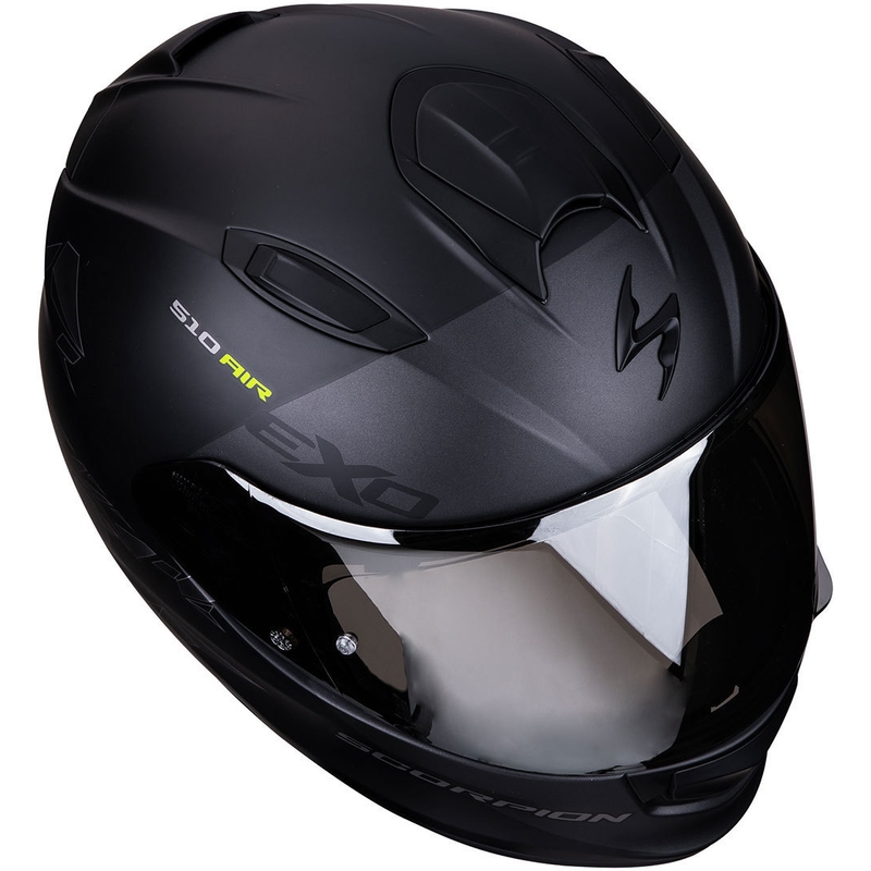 Integrální přilba Scorpion EXO-510 Air Pique černo-stříbrná výprodej